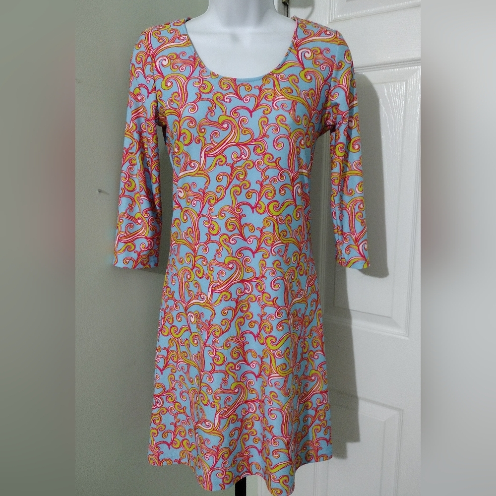 Kaeli Smith Scroll Dress XS
